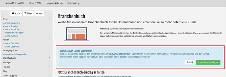 Adressen über eine CSV-Datei importieren